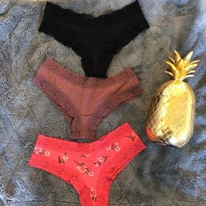 PINK Cotton cheeky panties